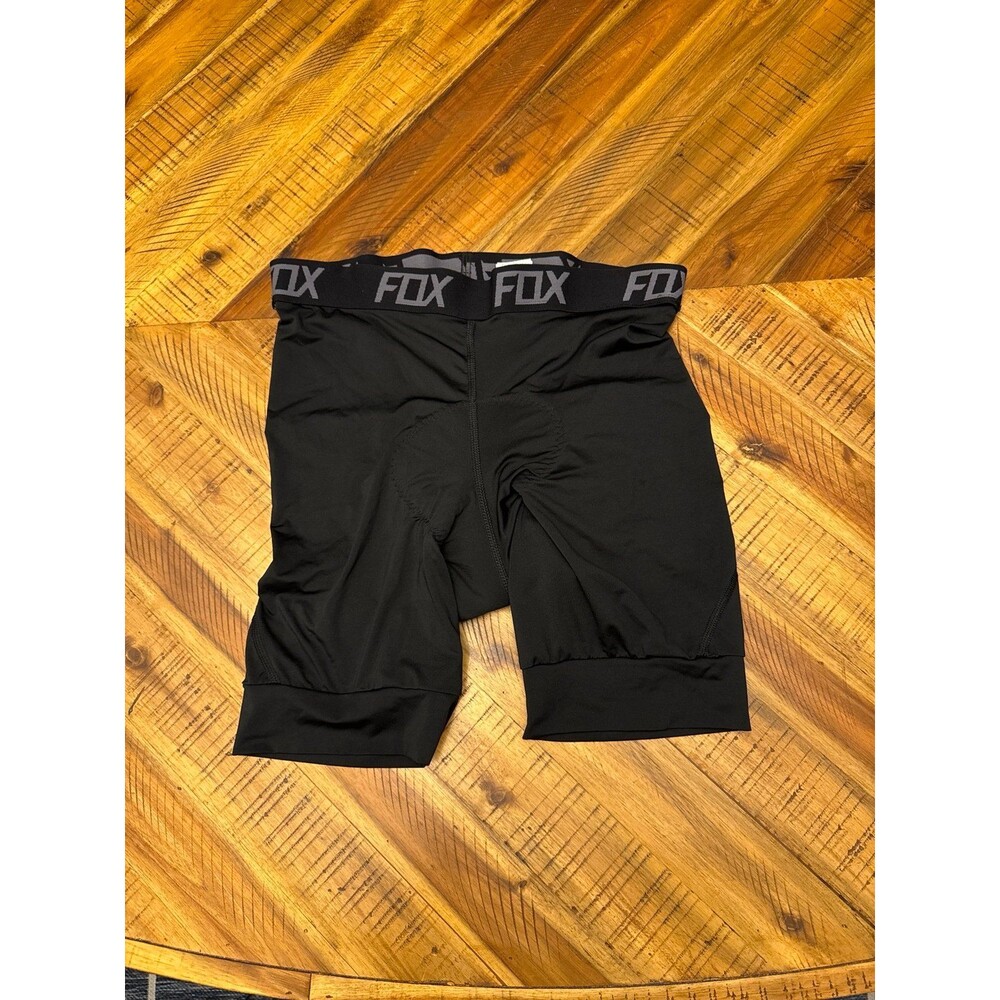 Fox Racing Tecbase Liner Shorts Black Cycling MTB Mountain Bike Chamois Padded